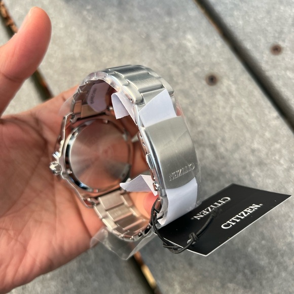 Citizen pepsi dial Men's Eco-Drive Stainless Steel Bracelet Watch - Picture 6 of 10